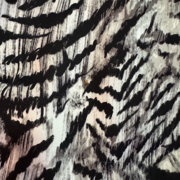 Kardashian Kollection Black and White Animal Print Dress - Picture 5 of 5